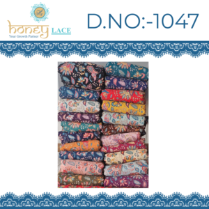 Tissu crêpe naturel HONEY LACE de haute qualité, non tissé, tricoté chaîne, poids moyen, polyester/nylon/métallique, avec motifs floraux/perles, pour mariage - Product Image 2