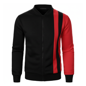 Wholesale Men's Jacket Premium Quality Winter Sleek Fashionable High Street Streetwear Outerwear Solid Bomber Jacket For Men - Product Image 1