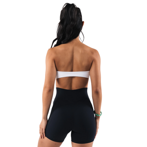Top Deportivo Sin Costuras para Mujer, Color Blanco, Tipo Bandeau, Elástico, con Soporte, para Yoga, Gimnasio, Fitness, Ejercicio, Ropa Deportiva - Product Image 2