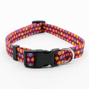 Autaum 2024 Ready Ship Medium Dog Collar New Design Personalized Iron Polyester <b>Scarf</b> Floral Decoration Orange <b>Red</b> Teal Plastic - Product Image 2