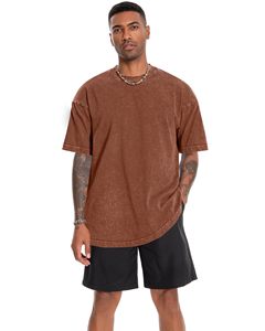 เสื้อยืดเจอร์ซีย์ผ้าฝ้าย 100% สำหรับผู้ชาย รุ่น Signature เป็นมิตรกับสิ่งแวดล้อม แขนสั้น ดีไซน์เรียบง่าย รับทำแบรนด์ส่วนตัว สีตามสั่ง - Product Image 1