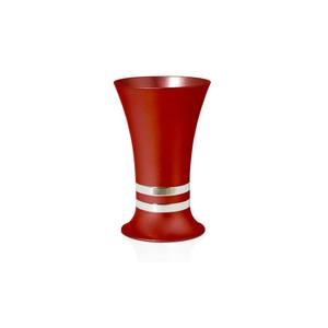 Copa Kiddush Plateada Más Vendida, Atractiva Copa de Vino de Metal con Borde de Cuentas, Estilo Moderno y Artístico, Ecológica y Sostenible - Product Image 4