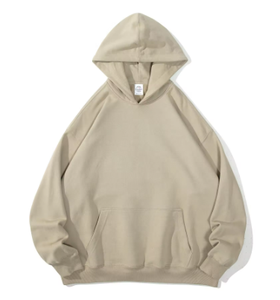 Sudadera con Capucha Negra para Hombre 2026 – Algodón Grueso French Terry, Corte Holgado, Transpirable, OEM - Product Image 3