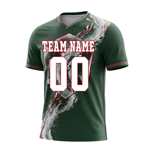 Uniforme de Fútbol Personalizado de Alta Calidad 2026, 100% Poliéster, Impresión Digital, Secado Rápido, Ecológico, Unisex para Adultos - Product Image 1