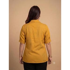 Camisa Moderna para Mujer en Color Sólido con Corte Regular para Comodidad Diaria y Estilo Moderno, Compre Directamente del Proveedor - Product Image 4
