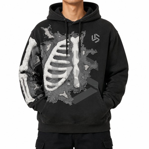 Sudadera con Capucha Personalizada para Hombre, Corte Regular, Felpa Premium Gruesa, Ecológica, para Invierno, Estilo Urbano, OEM - Product Image 1