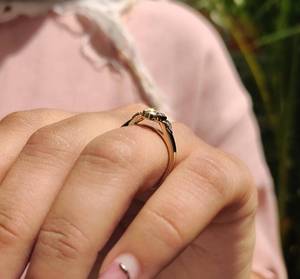 Anillo de Compromiso de Lujo con Diamante Cultivado en Laboratorio de Corte Ovalado de 1 Quilate, Oro Blanco Sólido de 14k, Claridad VVS1, Sin Níquel, Sin Plomo, para Mujer - Product Image 3