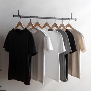 <b>Clothes</b> Manufacturer Supply Unisex 220 Gsm 100% Cotton T Shirts Regular Fit Men T-Shirt - Product Image 4