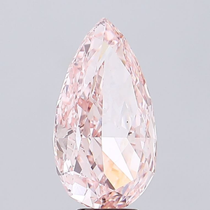 Diamant de culture exclusif, taille poire, rose intense fantaisie, pureté VS2, certifié IGI, coupe excellente, 8,03 carats, diamant non monté. - Product Image 2