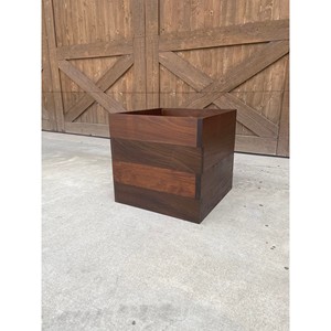 Handcrafted Teak Wood Minimalist <b>Rectangle</b> Tabletop <b>Planter</b> Wholesale | Aqudus Saleem - Product Image 1