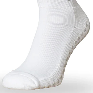 <b>Customized</b> Color Crew Athletic <b>Socks</b> Anti-Slip <b>Grip</b> Pads Basketball Gym Use Breathable Spandex/Polyester/Cotton Youth Bottom - Product Image 5