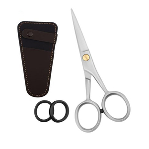 Professional Men's <b>Beard</b> <b>Scissors</b> 4.5 Inch Surgical Grade Stainless Steel <b>Beard</b> Grooming <b>Scissors</b> Beauty Use Mustache <b>Scissors</b> - Product Image 1