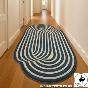 Alfombras de Lana Hechas a Mano con Diseño Profesional, Alfombra Tejida a Mano para Sala de Estar, Textiles Indios H/L - Product Image 1