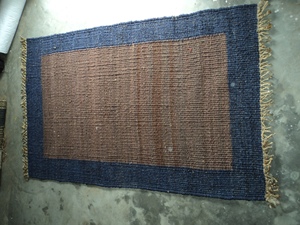 Alfombra a rayas tradicionales naturales de cáñamo más vendida, alfombra para sala de estar de área de alto tráfico, precio directo de fábrica, alfombras y juegos de área - Product Image 2