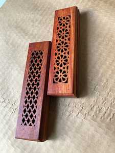 Quemador de Bakhoor de Madera de Lujo Hecho a Mano para Aromaterapia y Meditación, con Tapa de Corte Geométrico, Estilo Antiguo, Porta Incienso Oud - Product Image 6