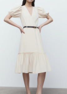 Vietnam clothing manufacturer Wholesale clothing OEM ODM Ladies woven dress Woman Clothes Customized label Customized fabric - Product Image 3