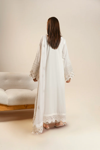 Traje de Fiesta para Mujer, Estilo Pakistaní/Indio, con Encaje, Lentejuelas y Bordados Hechos a Mano, Corte en A, Color en Contraste, Largo hasta la Rodilla, Vestido de Gala para Boda - Product Image 3