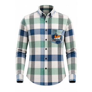 เสื้อเชิ้ตผ้าแฟลนเนลสำหรับขี่มอเตอร์ไซค์บุรุษ  เสื้อป้องกันการกระแทกสำหรับขี่มอเตอร์ไซค์  เสื้อเชิ้ตแขนยาวผ้าแฟลนเนลเนื้อนุ่ม - Product Image 2