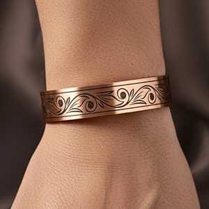 Custom Engraved Christian Cuff Bracelets Rose Gold Plated Zinc Alloy Unisex Religious Jewelry Gift CHWLE Letter Design men women - Product Image 4