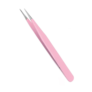 2 Pcs High Quality Stainless Steel Tweezers for Eyelash <b>Extensions</b> Durable Precision Electronics <b>Nail</b> Sticker Tweezers - Product Image 1