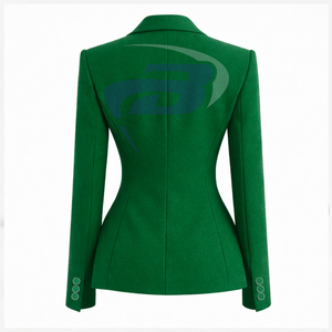 Blazer de bureau simple boutonnage Iota Phi Lambda, veste de travail formelle sur mesure de qualité supérieure, manteau professionnel pour femme - Product Image 3