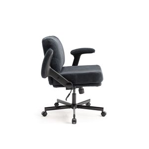 Criss Cross Office <b>Chair</b> Thick Cushion Wide Seat Adjustable Swivel <b>Desk</b> Flip Arms Comfy Fabric for Home Office Apartment Bedroom - Product Image 4