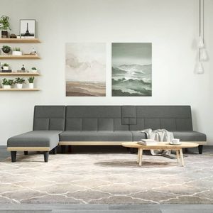 โซฟาเบดรูปตัวแอลสีเทาเข้ม - Product Image 1