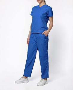 Tenues chirurgicales extensibles pour médecins et infirmières, ensembles de blouses médicales pour femmes et hommes, uniformes d'hôpital - Product Image 1
