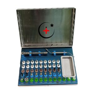 Kit de Herramientas Profesionales para Implantes Dentales, para Colocación Quirúrgica y Procedimientos Protésicos, Juego Manual de Acero Inoxidable - Product Image 6