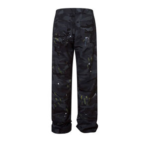 Jeans mi-taille pour homme, personnalisables OEM, couleur vintage, streetwear, écologiques, imperméables et respirants, pour l'hiver et l'automne - Product Image 2