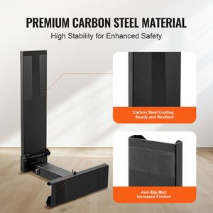 Herramienta de nivelación de escaleras de acero de 29.8 L x 11.4 H, estabilizador plegable para escaleras con acoplador, nivelador de escaleras con superficie de soporte de 18 H - Product Image 6