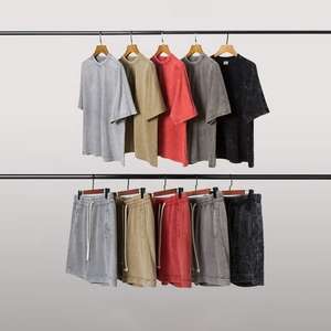 Conjunto de Verano para Hombre, Camisa de Manga Corta y Pantalones Cortos, Dos Piezas - Product Image 6