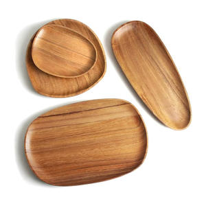 Juego de platos de madera de la más alta calidad para bodas, platos de servicio de madera natural, del mejor proveedor. - Product Image 4