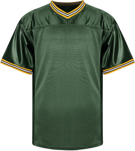 Camiseta de fútbol con cuello en V, uniforme de fútbol personalizado para equipo, camiseta deportiva transpirable de secado rápido para partidos profesionales - Product Image 1