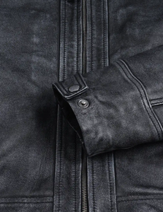Chaqueta de Motero para Hombre, de Cuero PU, Corte Ajustado, con Botones Cubiertos, Anti-UV, Transpirable, Resistente al Viento, OEM, ODM, Venta al Por Mayor - Product Image 5