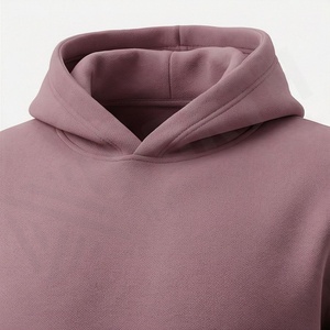 Sweat-shirt à capuche unisexe en coton épais avec logo brodé, pull de fitness, vêtement décontracté d'hiver, couleur personnalisée, approvisionnement en gros - Product Image 4