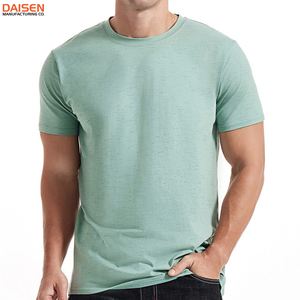 Camiseta Casual para Hombre Tallas Grandes, Lisa, Estilo Urbano, Manga Corta, Ajuste Cómodo, Personalizable, Fabricante Mayorista - Product Image 5