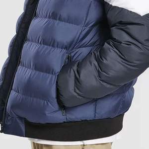 Men Premium <b>Quilted</b> Hooded Bubble Jacket Waterproof Breathable Warm Lightweight Casual Full Zip <b>Winter</b> Outdoor Regular Fit - Product Image 6