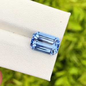 Pierre précieuse naturelle bleu aquamarine profond pour la fabrication de bagues, qualité supérieure, pierre brute pour la création de bijoux, pierre de naissance, cristal de guérison - Product Image 6
