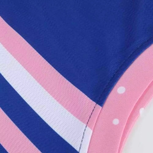 Conjunto de Camiseta de Baloncesto para Hombre, Degradado Azul y Rosa, Cuello en V, Sin Mangas, Uniforme Transpirable con Estampado Sublimado, Corte Regular para Adultos - Product Image 4