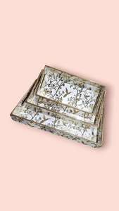 Plateau en émail en gros, plateau en émail pour articles cadeaux, plateau en émail au design rétro - Product Image 2