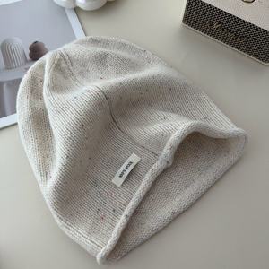 Gorro de Punto de Lana 100% para Invierno, Unisex, con Estampado Animal en Relieve, para Adultos, Venta al Por Mayor - Product Image 6