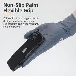 Guantes de Verano Transpirables con Protección Solar, de Seda de Hielo, para Ciclismo y Deportes al Aire Libre, Unisex, Dedos Completos - Product Image 4