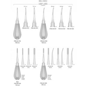 Elevador de Raíces Curvo Profesional de 120 mm, Elevador Dental para Extracción de Dientes, Instrumento de Cirugía Oral de Acero Inoxidable Alemán - Product Image 5