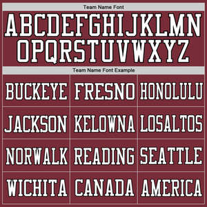 Custom American Football Jersey Maroon <b>Mesh</b> V Neck <b>Short</b> Sleeve Sublimated Print Team Name Number Adult Regular Fit Quick Dry - Product Image 3
