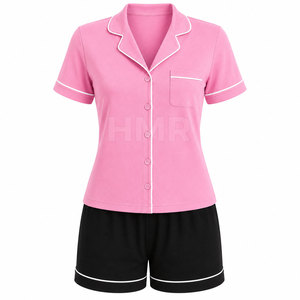 Conjunto de Pijama de Verano HMR Sisterhood Sorority para Mujer, Manga Corta, Pantalones Cortos, Ropa de Dormir Delgada, Suave y Transpirable - Product Image 5