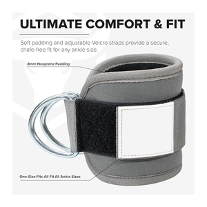 Correas de Tobillo para Máquina de Poleas, Tobilleras Acolchadas para Ejercicios de Piernas en el Gimnasio, Accesorios de Fitness - Product Image 2