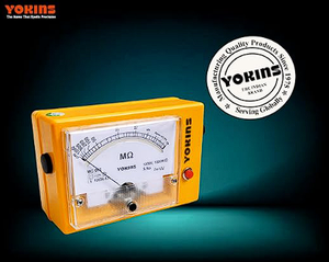 Testeur d'isolation analogique YOKINS 1000V 1000M, fonctionnant sur piles |   Fabriqué en Inde |   Haute précision 5% |   Protection IP55 |   1 an - Product Image 3