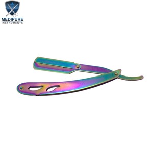 Navaja de Afeitar Profesional para Barbería, Navaja de Afeitar de Hoja Recta para Hombres, Instrumento de Afeitado en Húmedo, Instrumentos de Belleza - Product Image 3