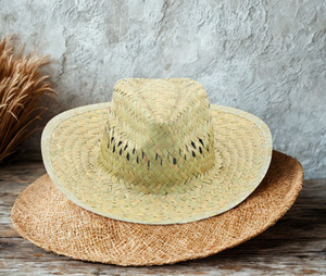 Eco Friendly Casual <b>Straw</b> Hat With Handmade Craftsmanship Offered For Bulk Wholesale With Low MOQ Options - Product Image 1